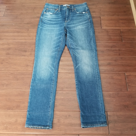 Madewell's The High-Rise Slim Boyjean Denim - Picture 2 of 16